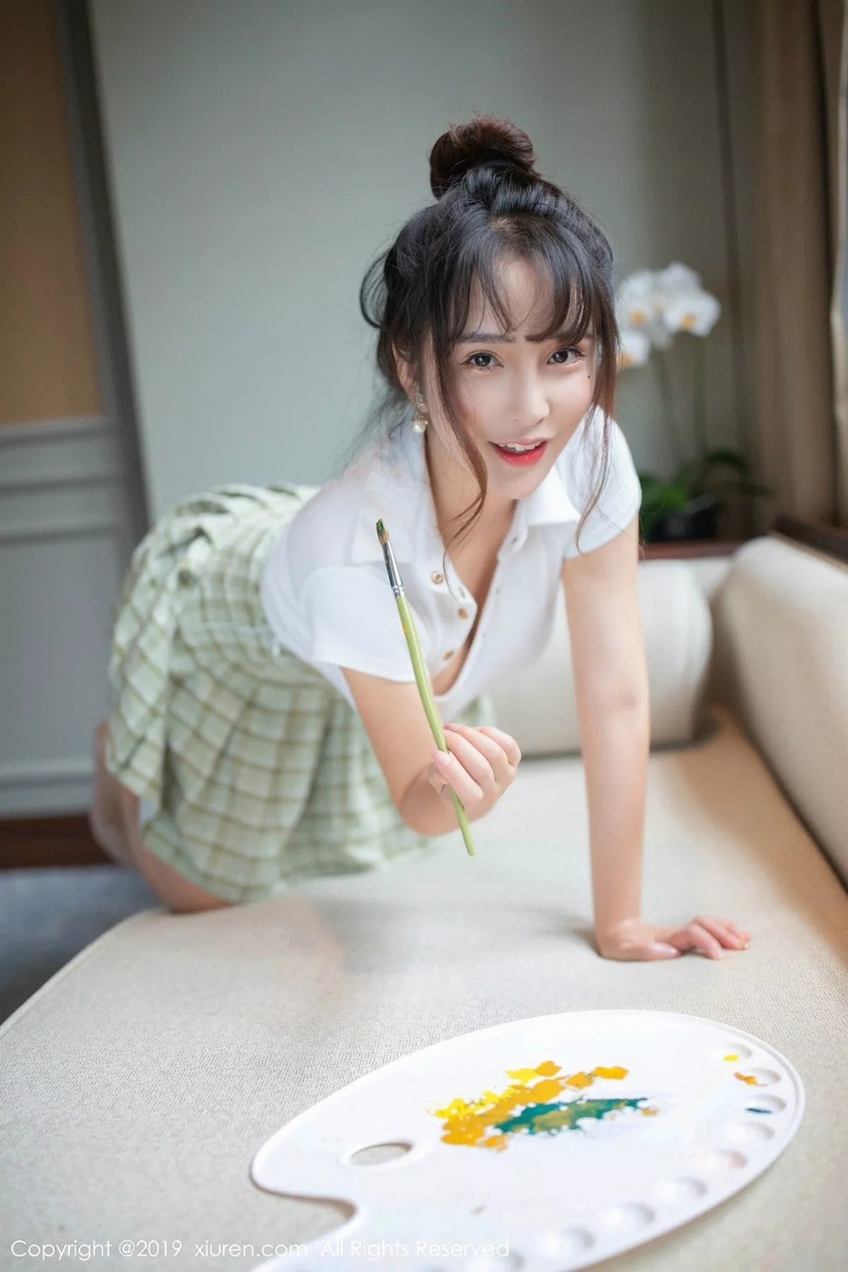 秀人集.com_[XiuRen秀人网]No.1705_嫩模陶喜乐_lele私房学生装半脱露性感内衣秀完美身材诱惑写真70P
