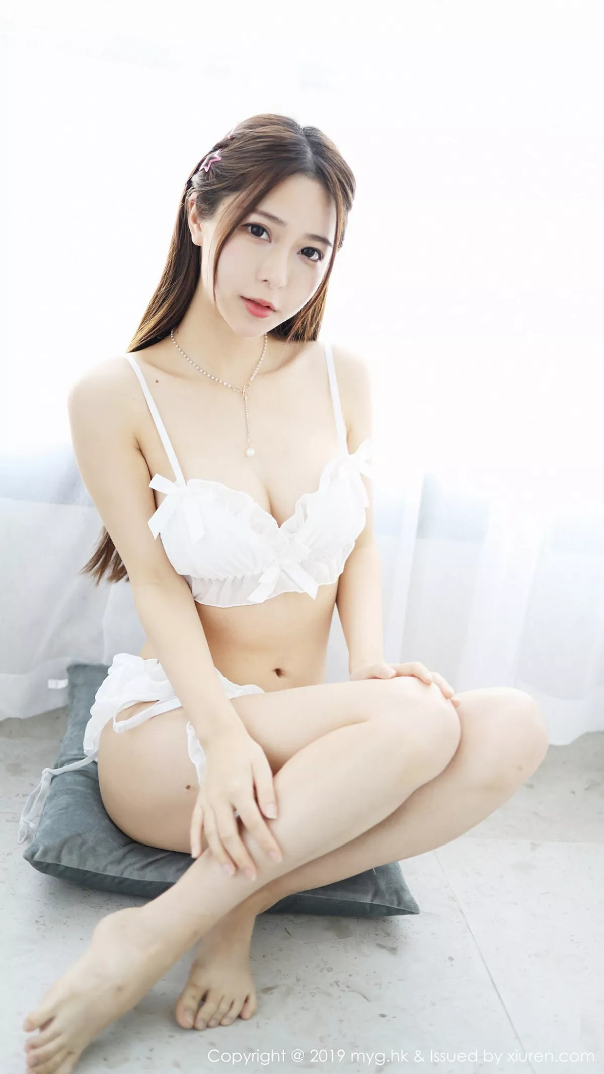 秀人集.com_[MyGirl美媛馆]Vol.406_嫩模luna张静燕私房白色内衣秀苗条身材性感迷人写真42P