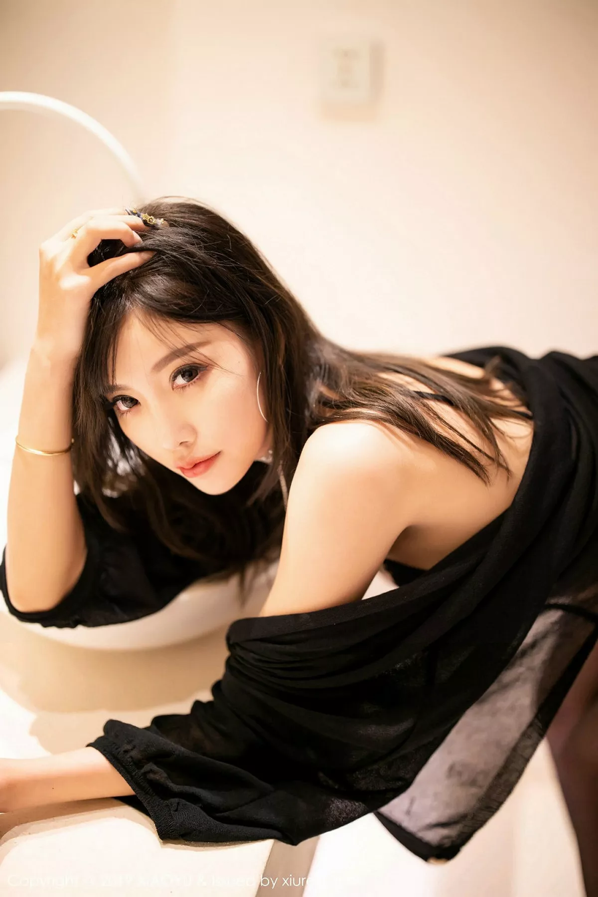 秀人集.com_[XiaoYu画语界]Vol.189_女神杨晨晨sugar黑色内衣配黑丝袜秀完美身材销魂诱惑写真61P
