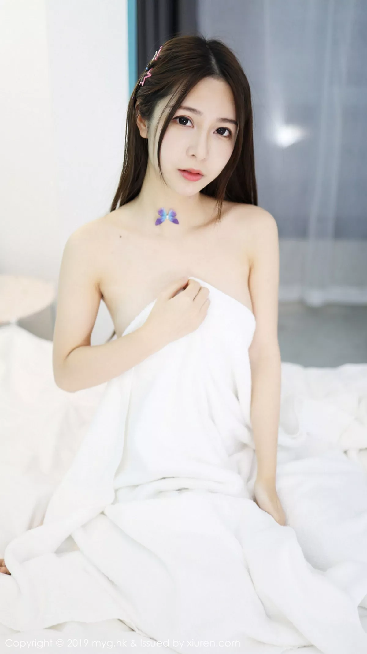秀人集.com_[MyGirl美媛馆]Vol.406_嫩模luna张静燕私房白色内衣秀苗条身材性感迷人写真42P