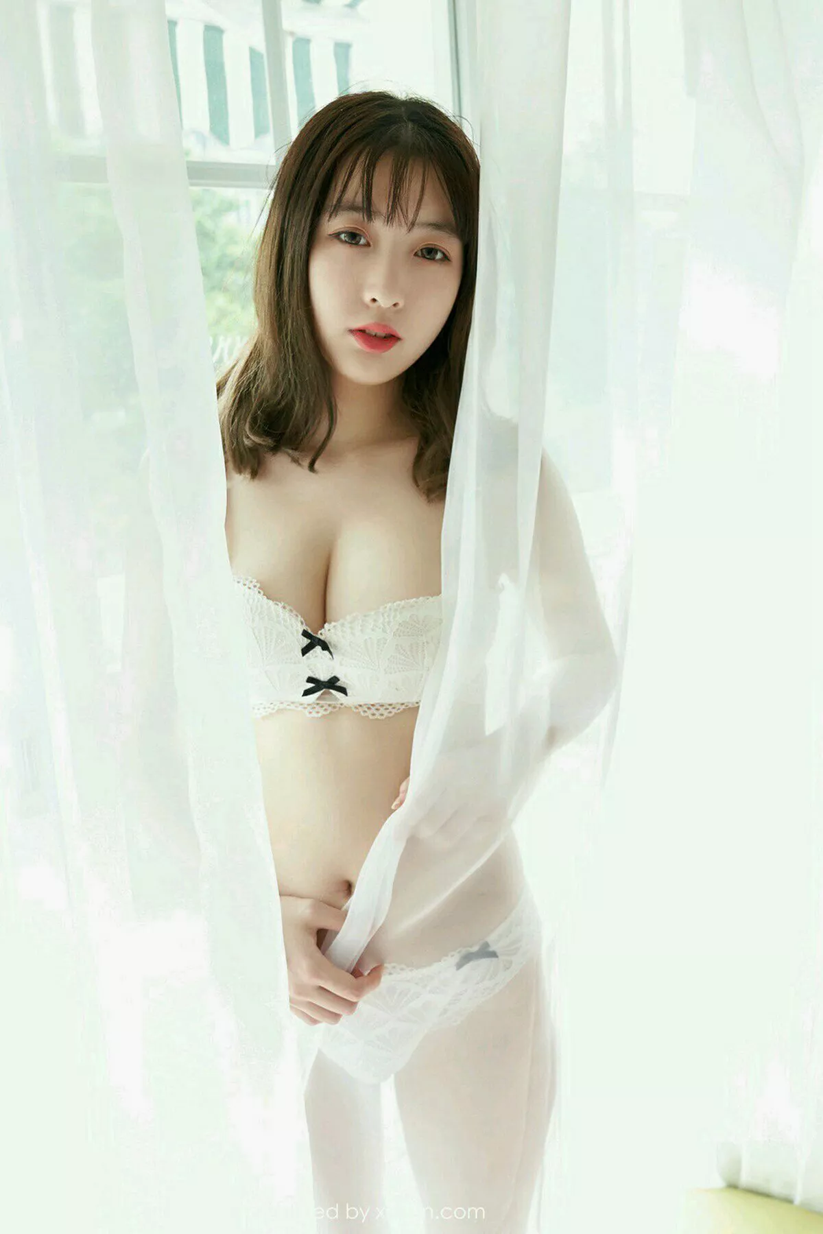 秀人集.com_[MiiTao蜜桃社]Vol.119_嫩模美绪居家床上脱性感内衣露傲人豪乳喷血诱惑写真70P