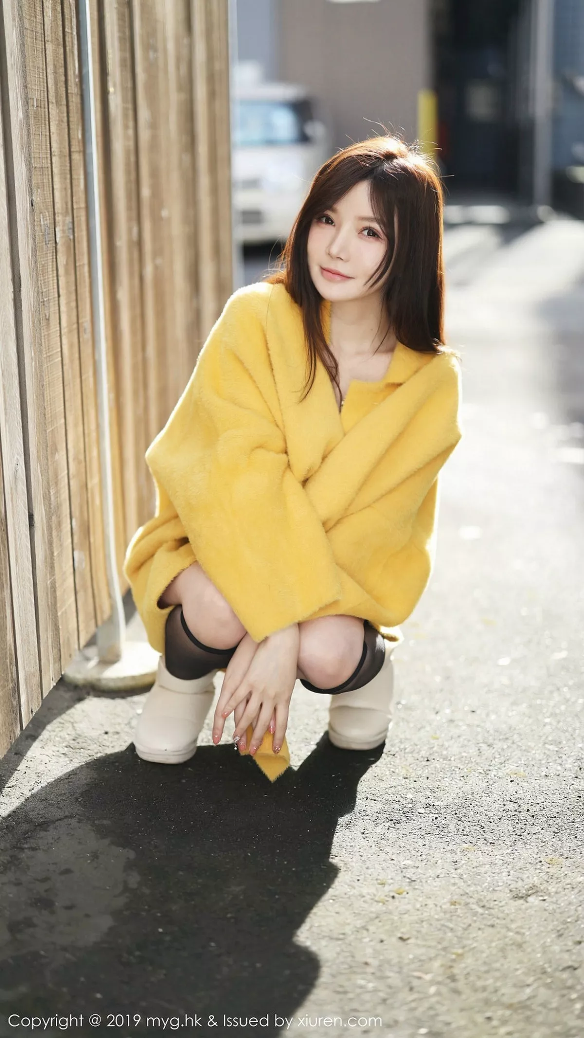 秀人集.com_[MyGirl美媛馆]Vol.418_嫩模糯美子北海道旅拍私房黑色蕾丝内衣秀傲人豪乳诱惑写真80P