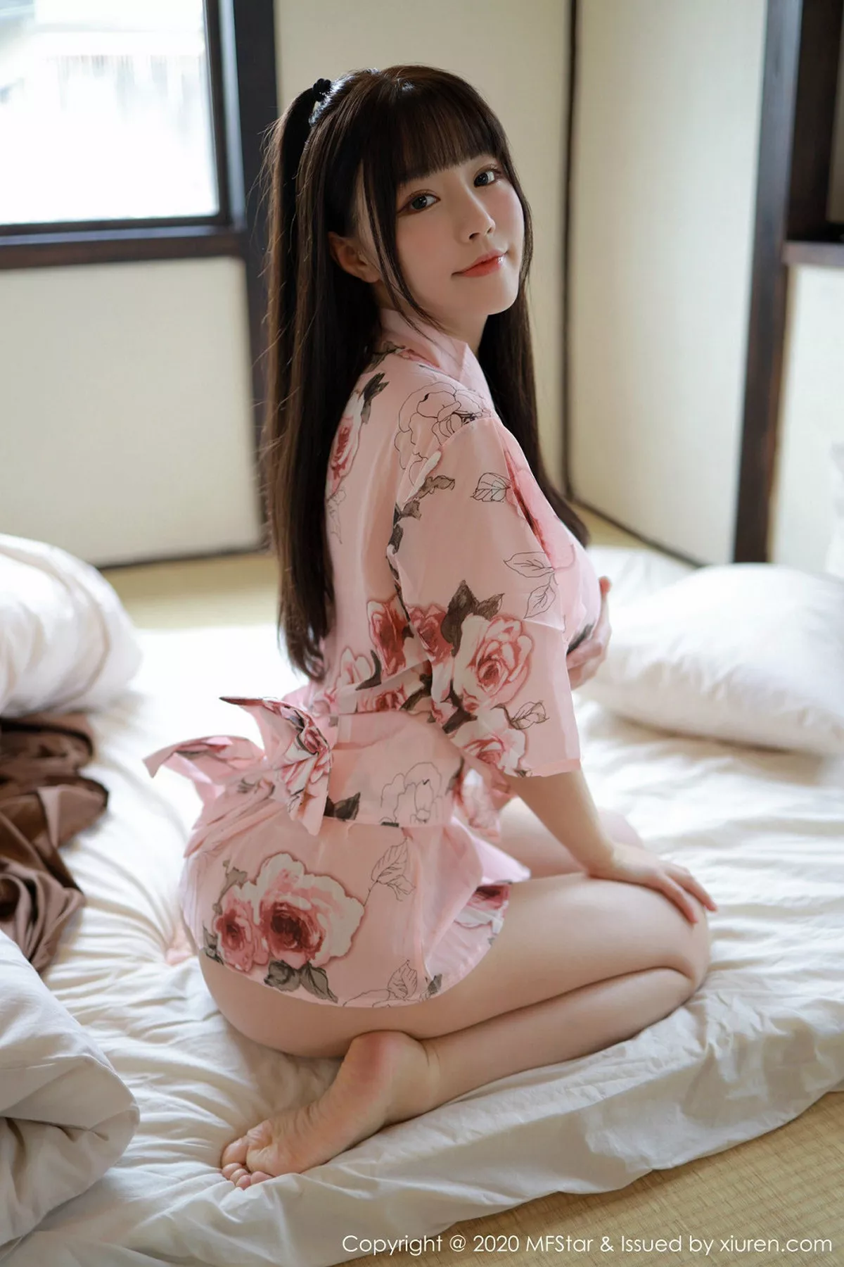 秀人集.com_[MFStar模范学院]Vol.254_女神朱可儿Flower日本旅拍绚丽和服真空秀豪乳诱惑写真75P