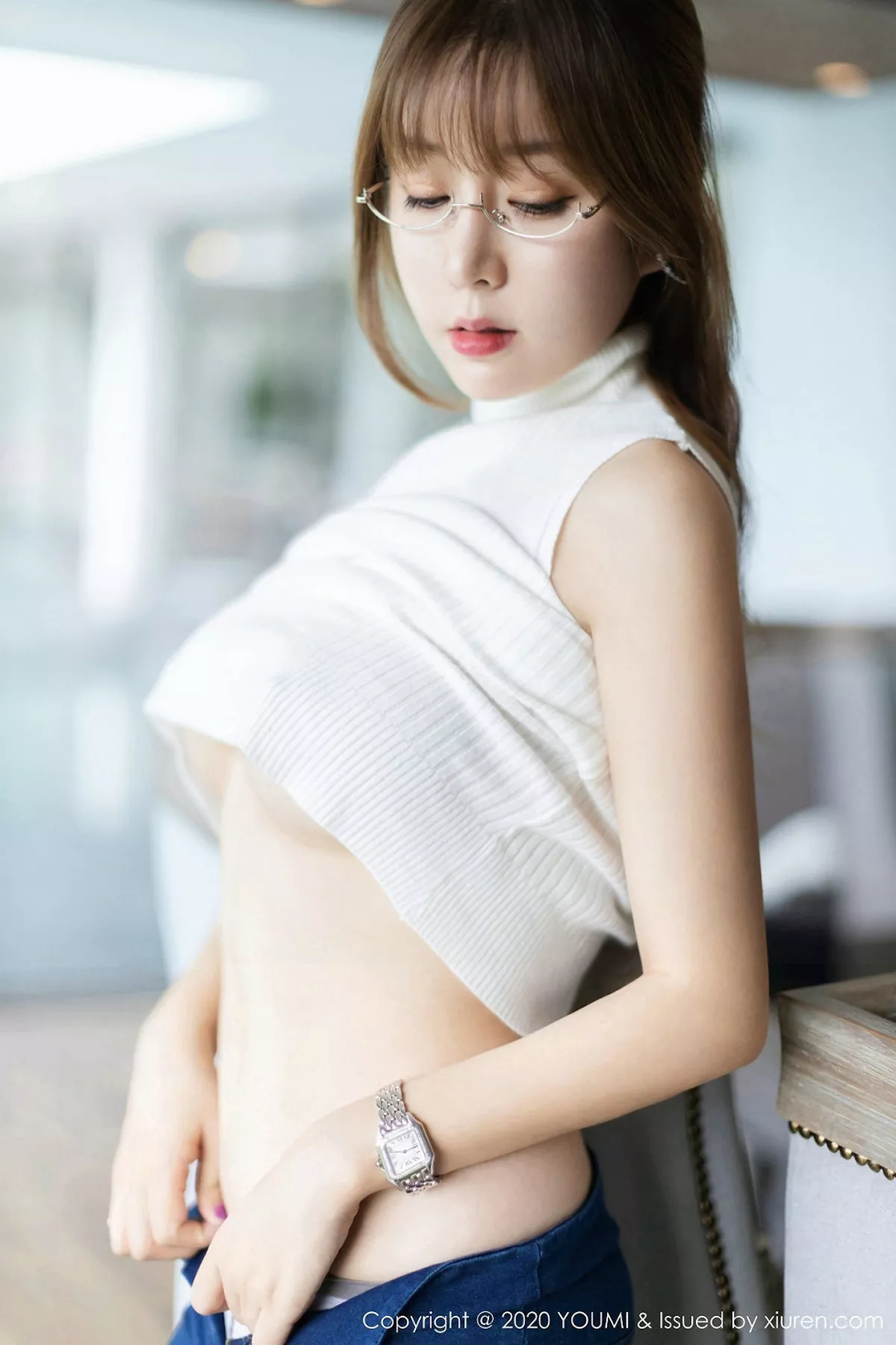 秀人集.com_[YouMi尤蜜荟]Vol.407_女神王雨纯普吉岛旅拍白色抹胸内衣露豪乳半球诱惑写真80P