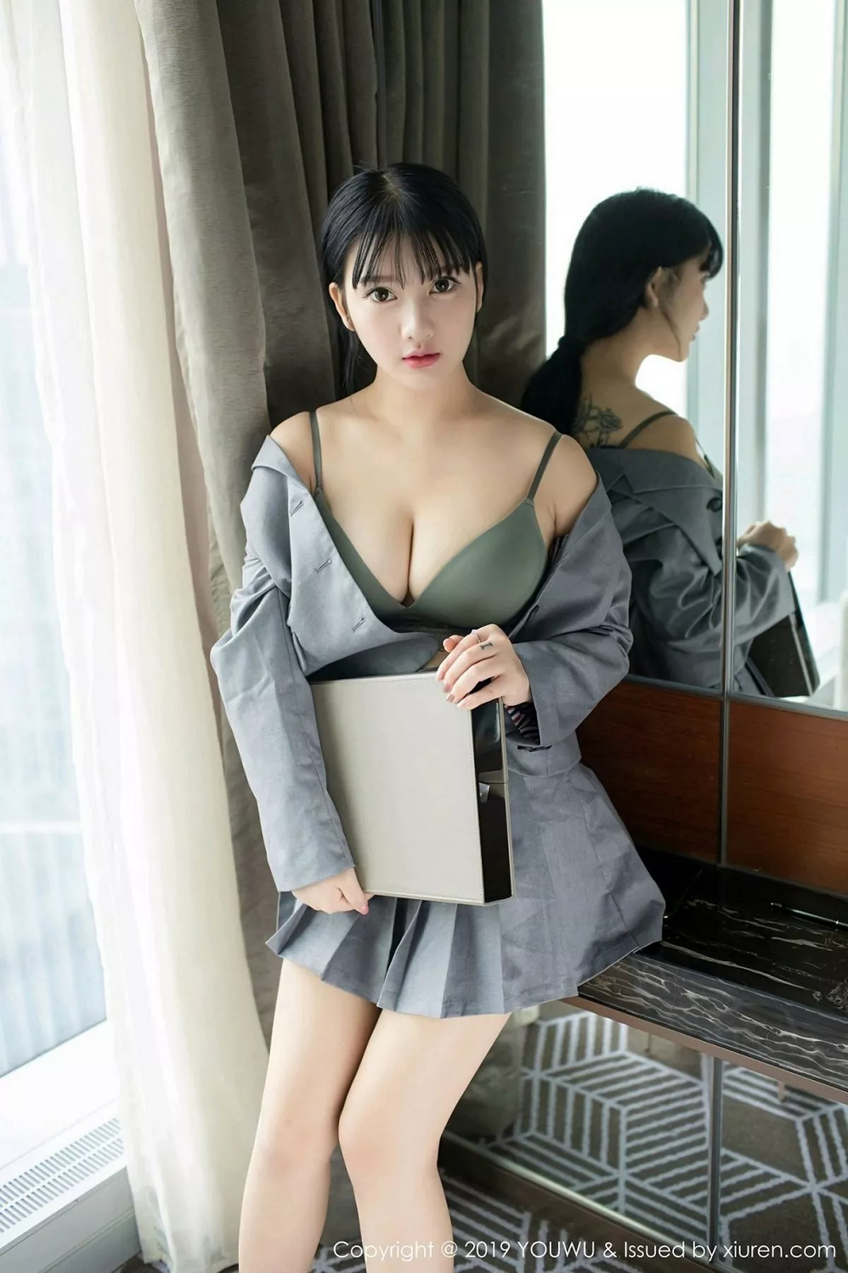 秀人集.com_[YouWu尤物馆]Vol.138_巨乳嫩模小尤奈私房黑色高叉连体内衣秀傲人豪乳诱惑写真59P