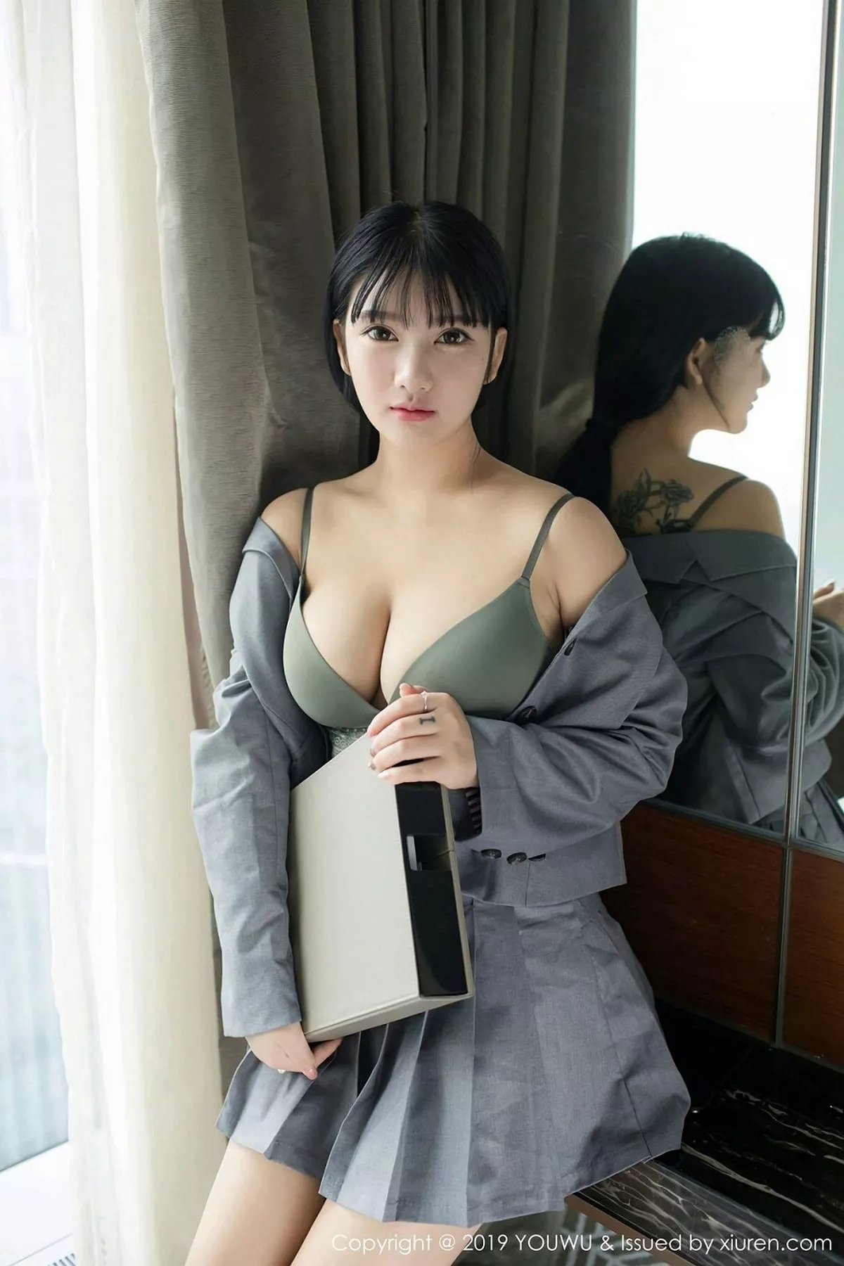 秀人集.com_[YouWu尤物馆]Vol.138_巨乳嫩模小尤奈私房黑色高叉连体内衣秀傲人豪乳诱惑写真59P