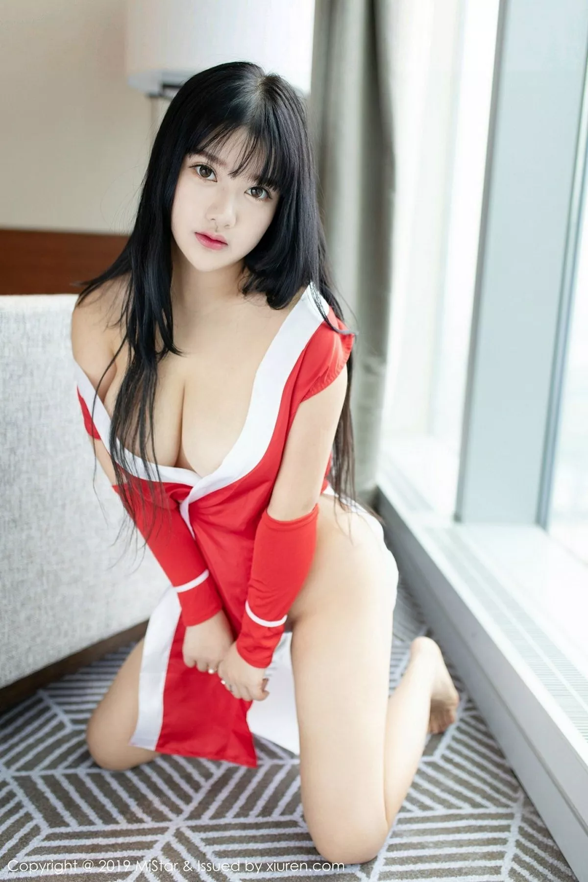 秀人集.com_[MiStar魅妍社]Vol.271_巨乳模特小尤奈私房COS不知火舞秀火辣身材喷血诱惑写真40P