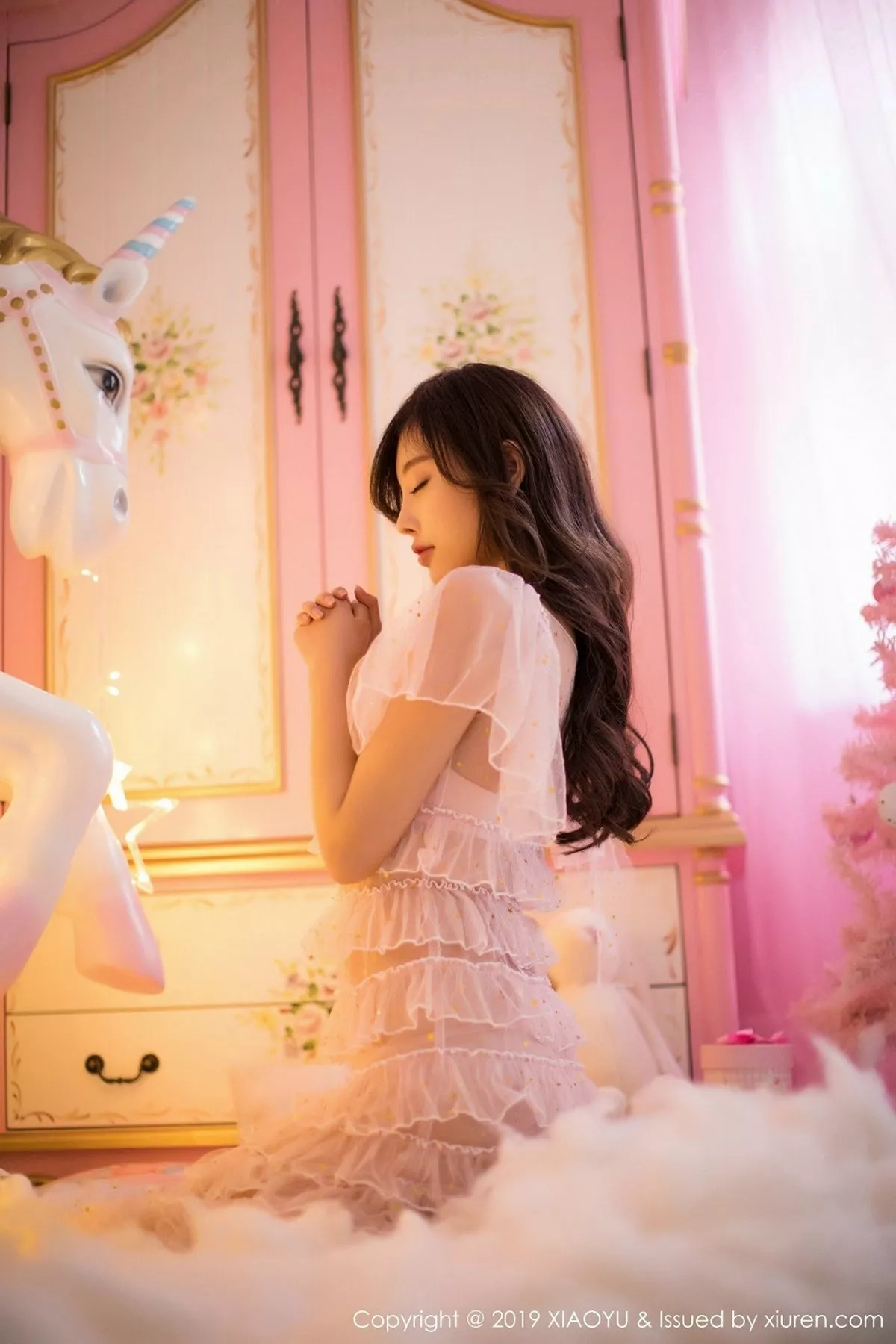秀人集.com_[XiaoYu画语界]Vol.059_女神杨晨晨sugar圣诞主题性感内衣秀火辣身材诱惑写真45P