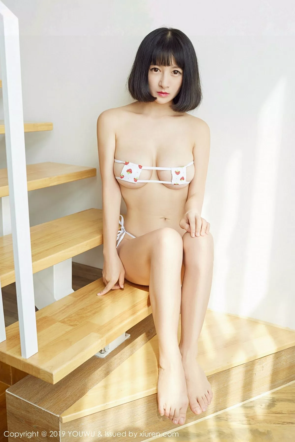 秀人集.com_[YouWu尤物馆]Vol.146_嫩模小探戈私房内衣配吊带黑丝半脱露豪乳遮点诱惑写真45P