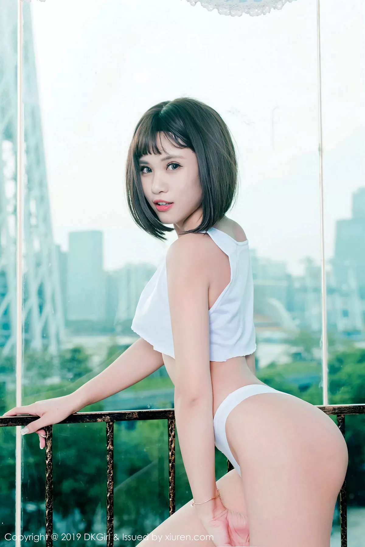 秀人集.com_[DKGirl御女郎]Vol.106_嫩模萌宝儿BoA私房半截内衣配白色丁字裤惹火诱惑写真53P