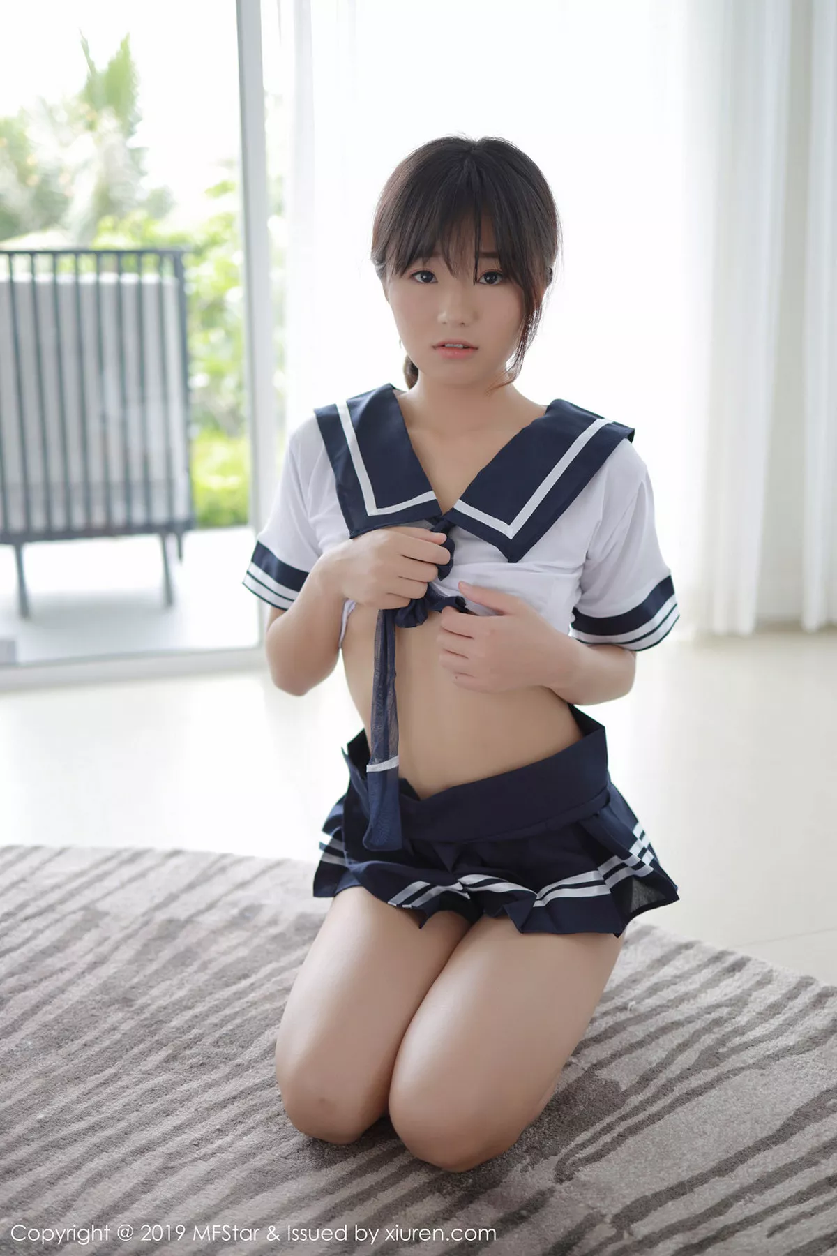 秀人集.com_[MFStar模范学院]Vol.198_嫩模仓井优香越南旅拍性感JK制服秀完美身材写真42P
