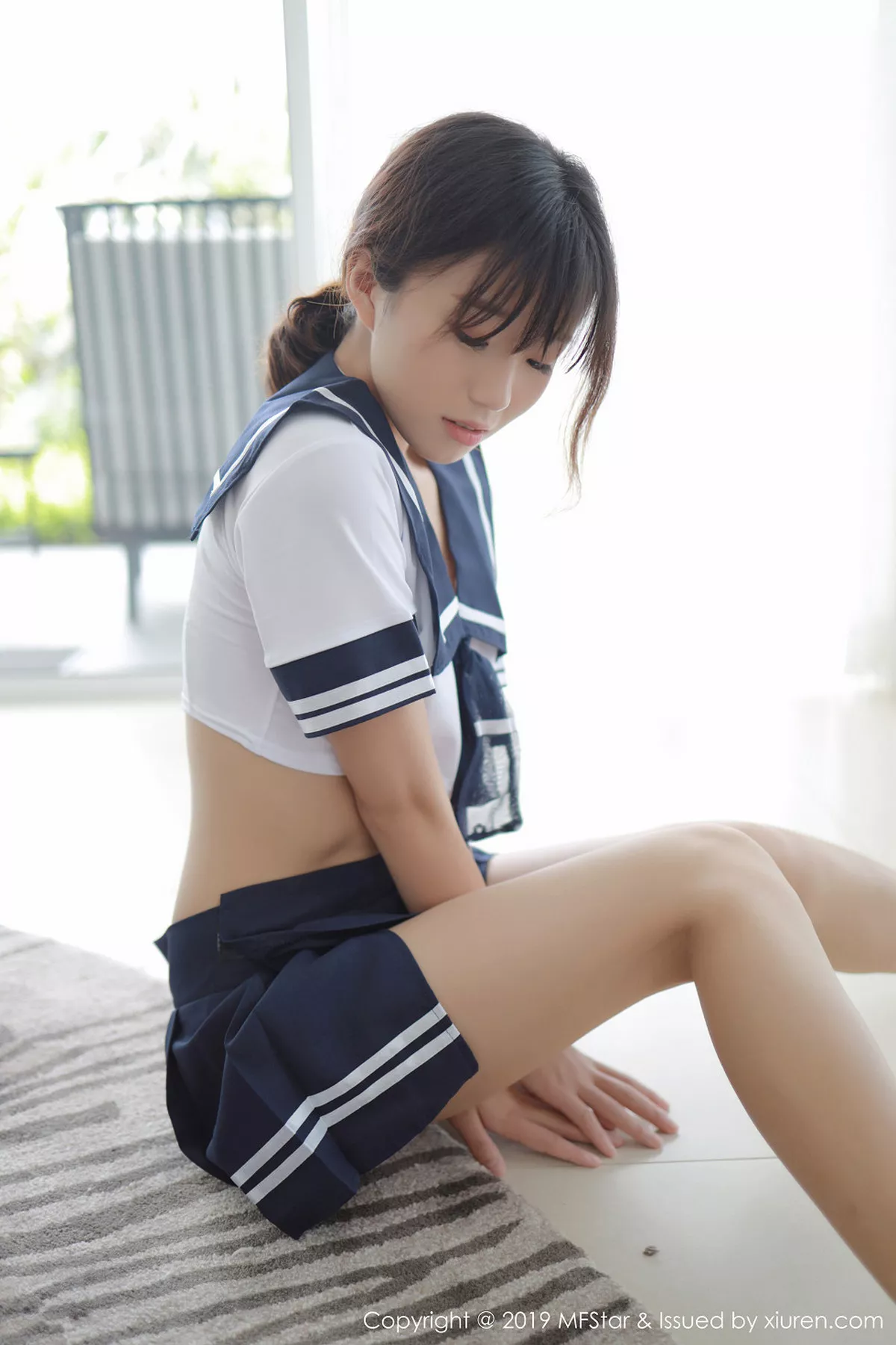 秀人集.com_[MFStar模范学院]Vol.198_嫩模仓井优香越南旅拍性感JK制服秀完美身材写真42P