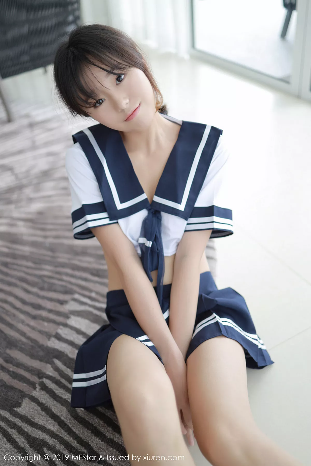秀人集.com_[MFStar模范学院]Vol.198_嫩模仓井优香越南旅拍性感JK制服秀完美身材写真42P
