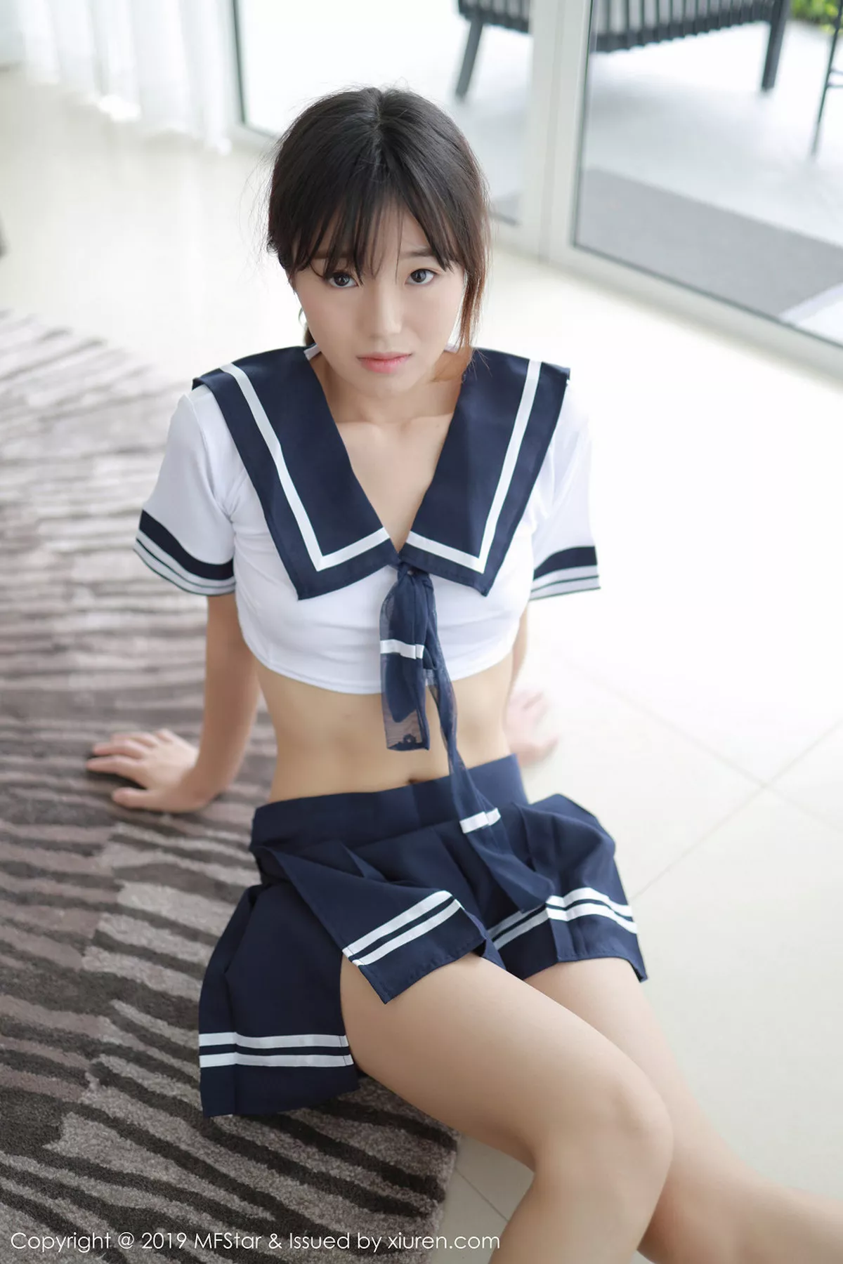 秀人集.com_[MFStar模范学院]Vol.198_嫩模仓井优香越南旅拍性感JK制服秀完美身材写真42P