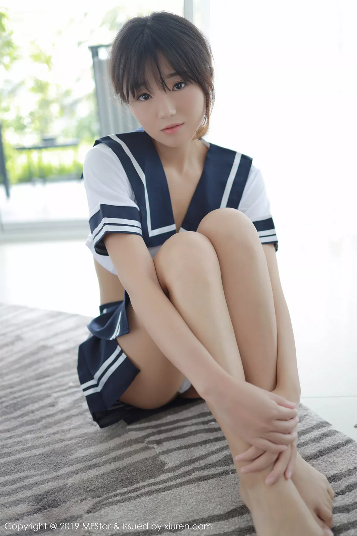 秀人集.com_[MFStar模范学院]Vol.198_嫩模仓井优香越南旅拍性感JK制服秀完美身材写真42P
