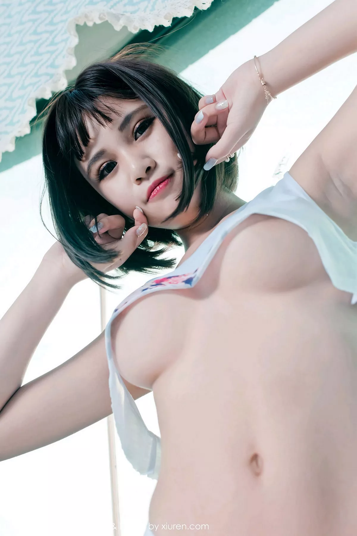秀人集.com_[DKGirl御女郎]Vol.106_嫩模萌宝儿BoA私房半截内衣配白色丁字裤惹火诱惑写真53P