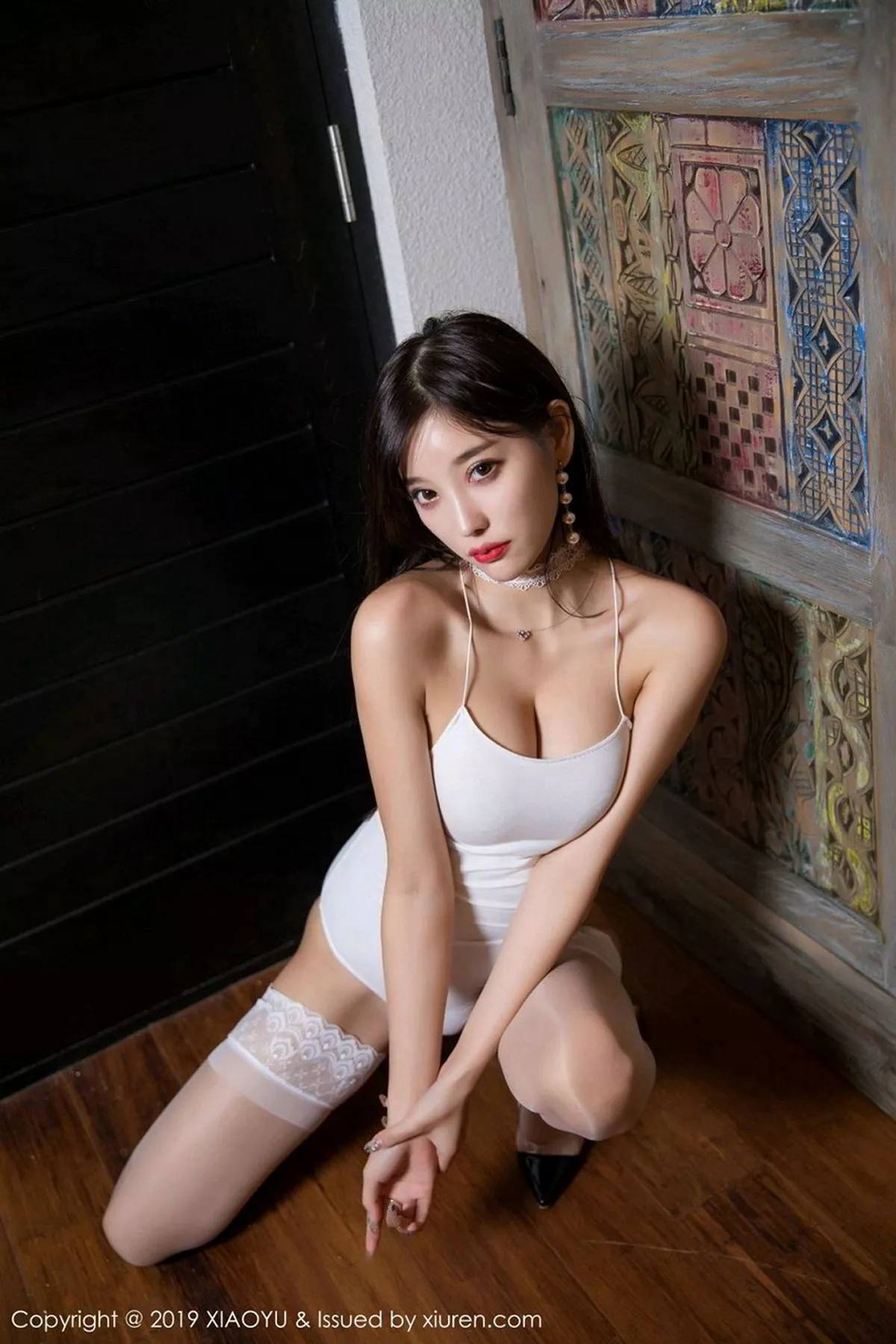 秀人集.com_[XiaoYu画语界]Vol.094_女神杨晨晨sugar马尔代夫旅拍高叉连体内衣撩人诱惑写真50P