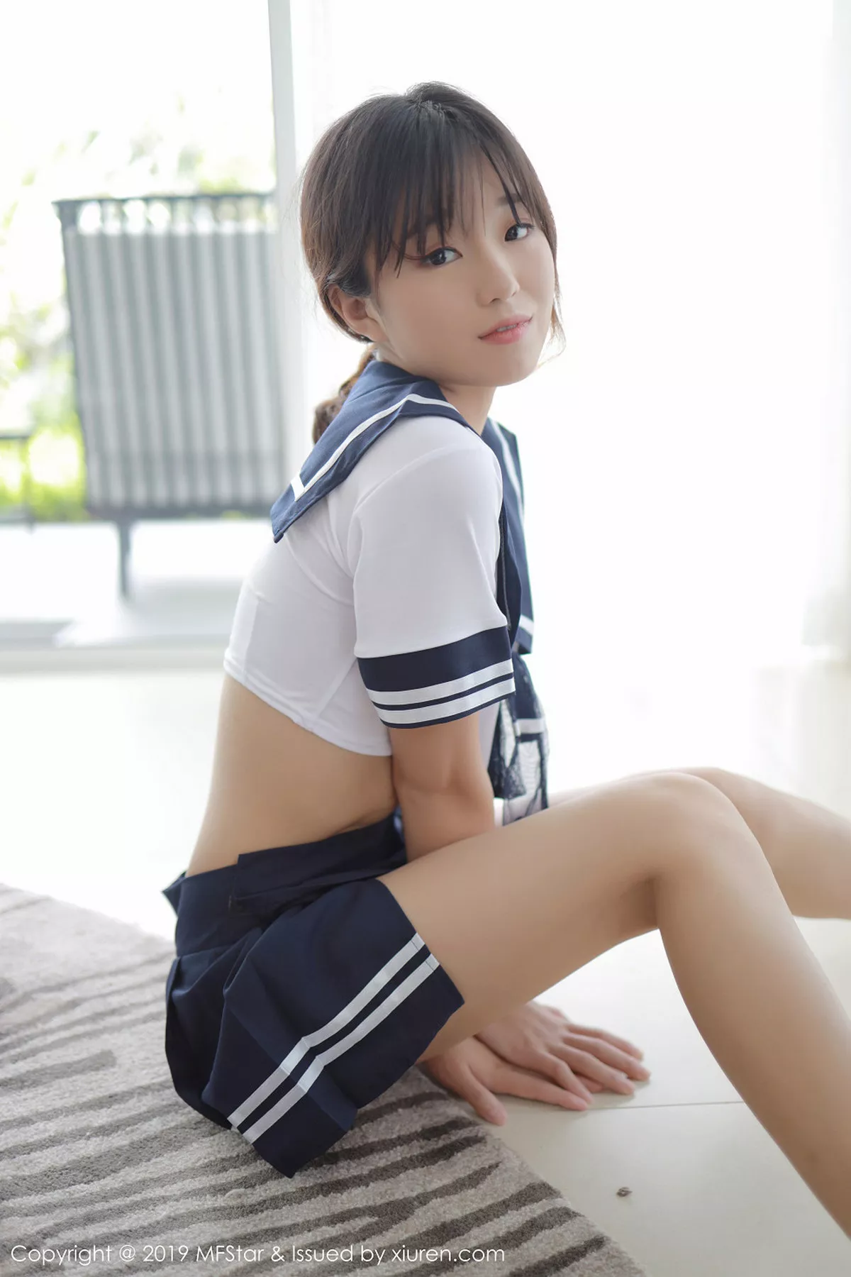 秀人集.com_[MFStar模范学院]Vol.198_嫩模仓井优香越南旅拍性感JK制服秀完美身材写真42P