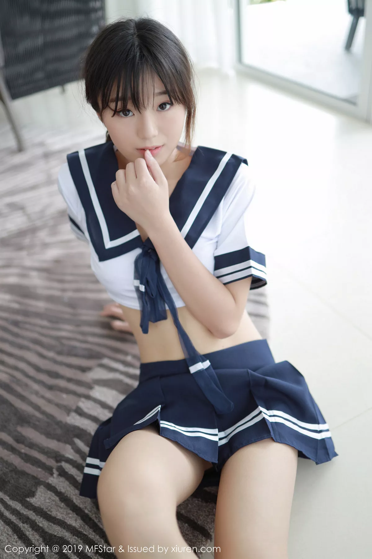 秀人集.com_[MFStar模范学院]Vol.198_嫩模仓井优香越南旅拍性感JK制服秀完美身材写真42P