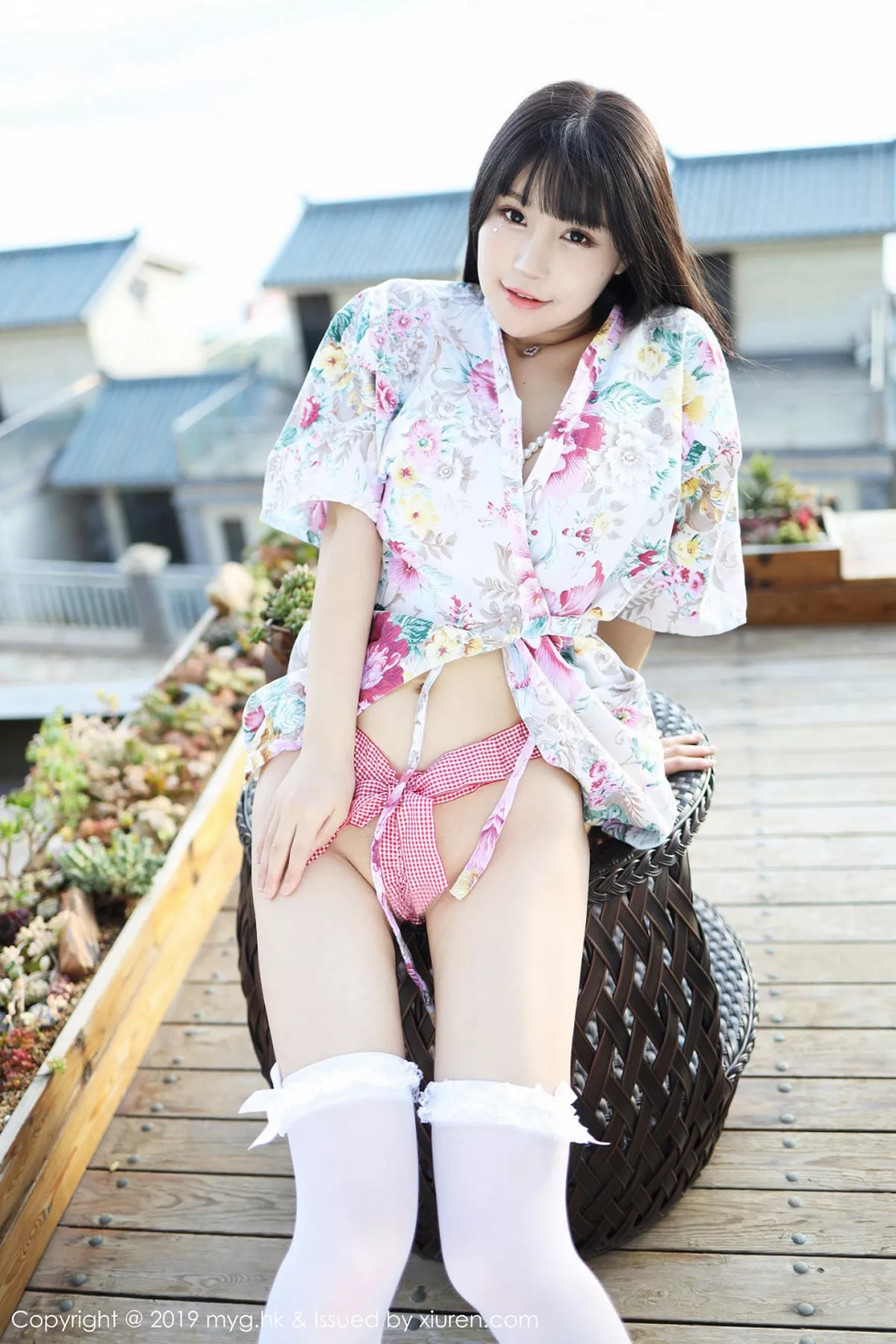 秀人集.com_[MyGirl美媛馆]Vol.373_女神Flower朱可儿大理旅拍户外情趣内衣配白丝袜诱惑写真62P
