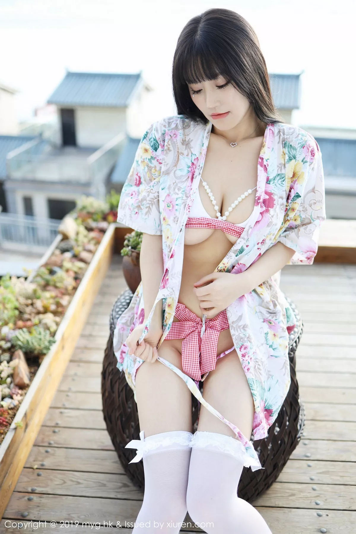 秀人集.com_[MyGirl美媛馆]Vol.373_女神Flower朱可儿大理旅拍户外情趣内衣配白丝袜诱惑写真62P