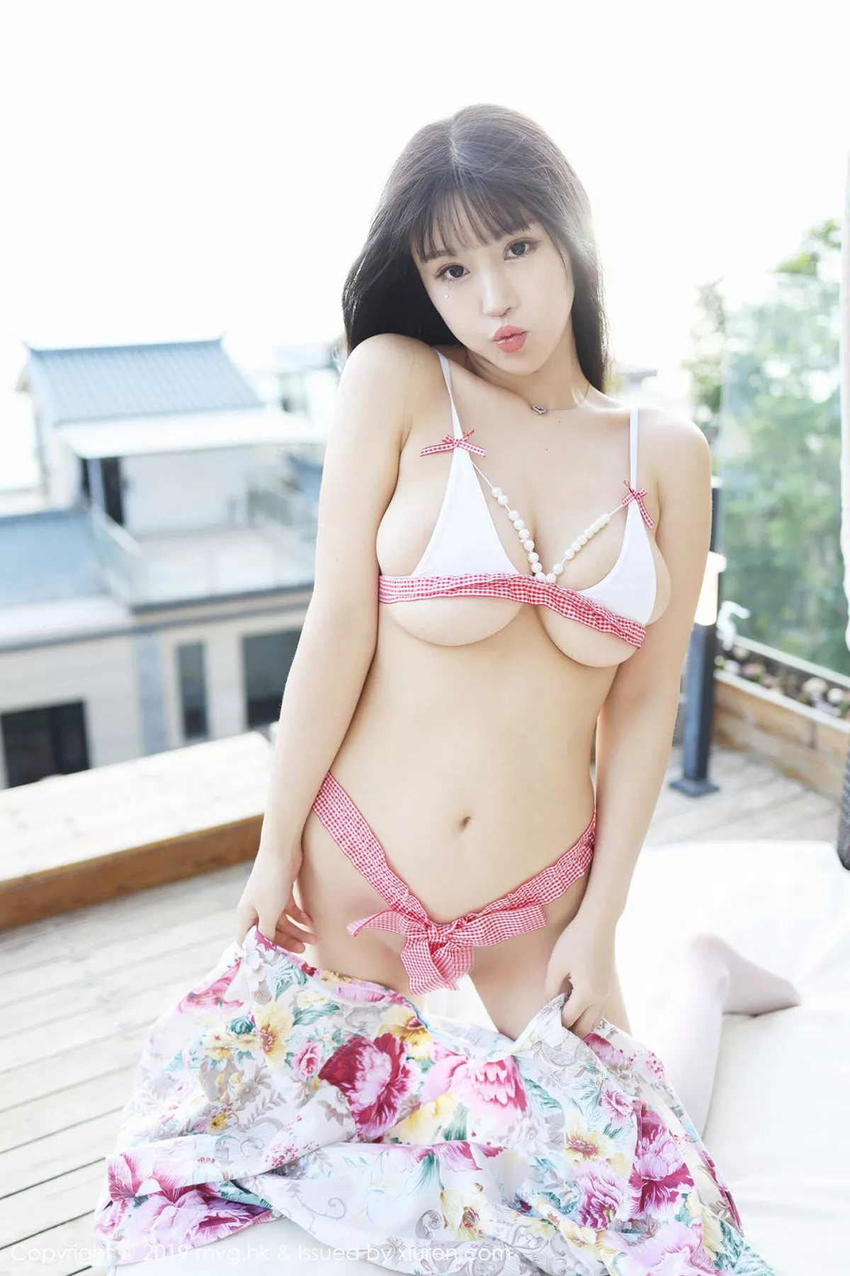 秀人集.com_[MyGirl美媛馆]Vol.373_女神Flower朱可儿大理旅拍户外情趣内衣配白丝袜诱惑写真62P