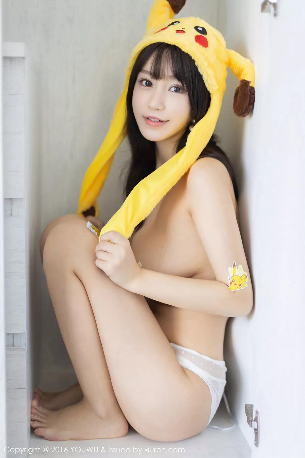 秀人集.com_[YouMi尤蜜荟]Vol.413_嫩模朱可儿Flower普吉岛旅拍皮卡丘服饰露豪乳惹火诱惑写真72P