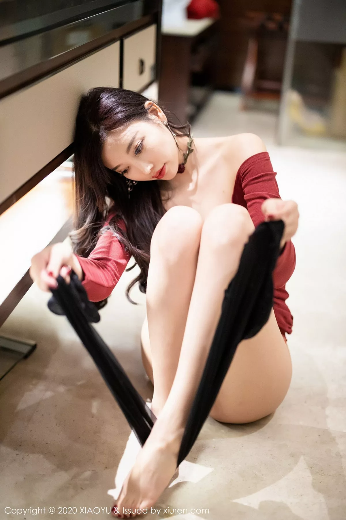 秀人集.com_[XiaoYu画语界]Vol.243_女神杨晨晨sugar新春特辑私房魅惑丝袜秀丁字裤诱惑写真110P