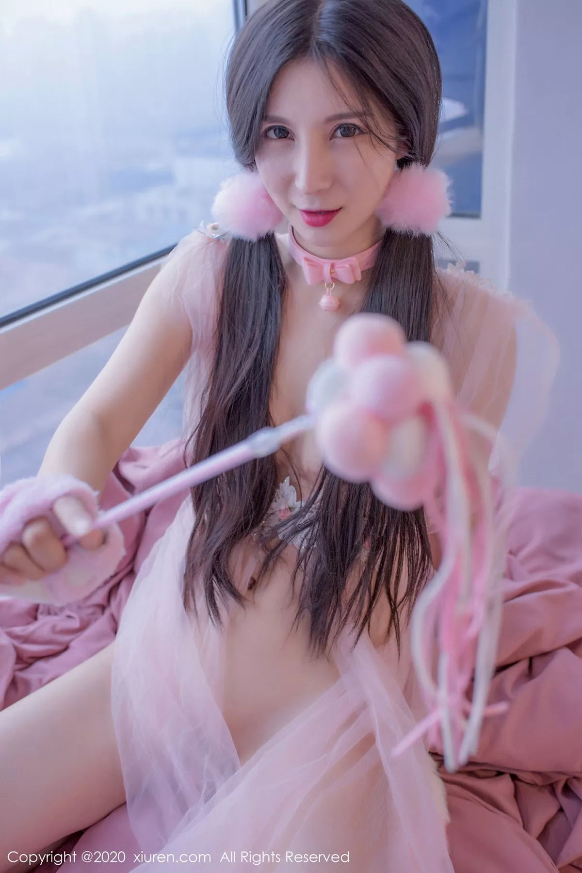 秀人集.com_[XiuRen秀人网]No.2120_嫩模小蛮妖_honey私房粉色真空薄纱裙秀魔鬼身材撩人诱惑写真75P