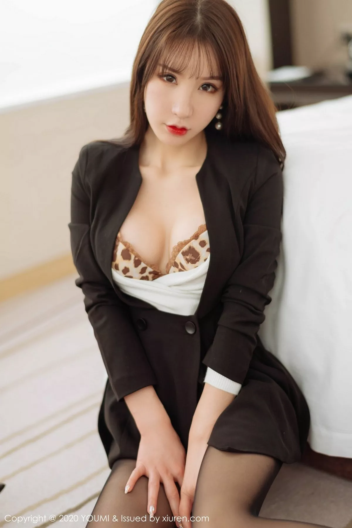 秀人集.com_[HuaYang花漾]Vol.234_女神周于希Sandy职场OL制服私房豹纹内衣配黑丝袜诱惑写真95P
