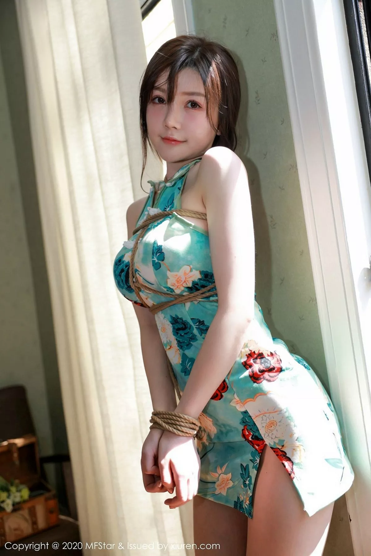 秀人集.com_[MFStar模范学院]Vol.293_女神糯美子Mini私房古韵旗袍情趣捆绑艺极致丝袜诱惑写真56P