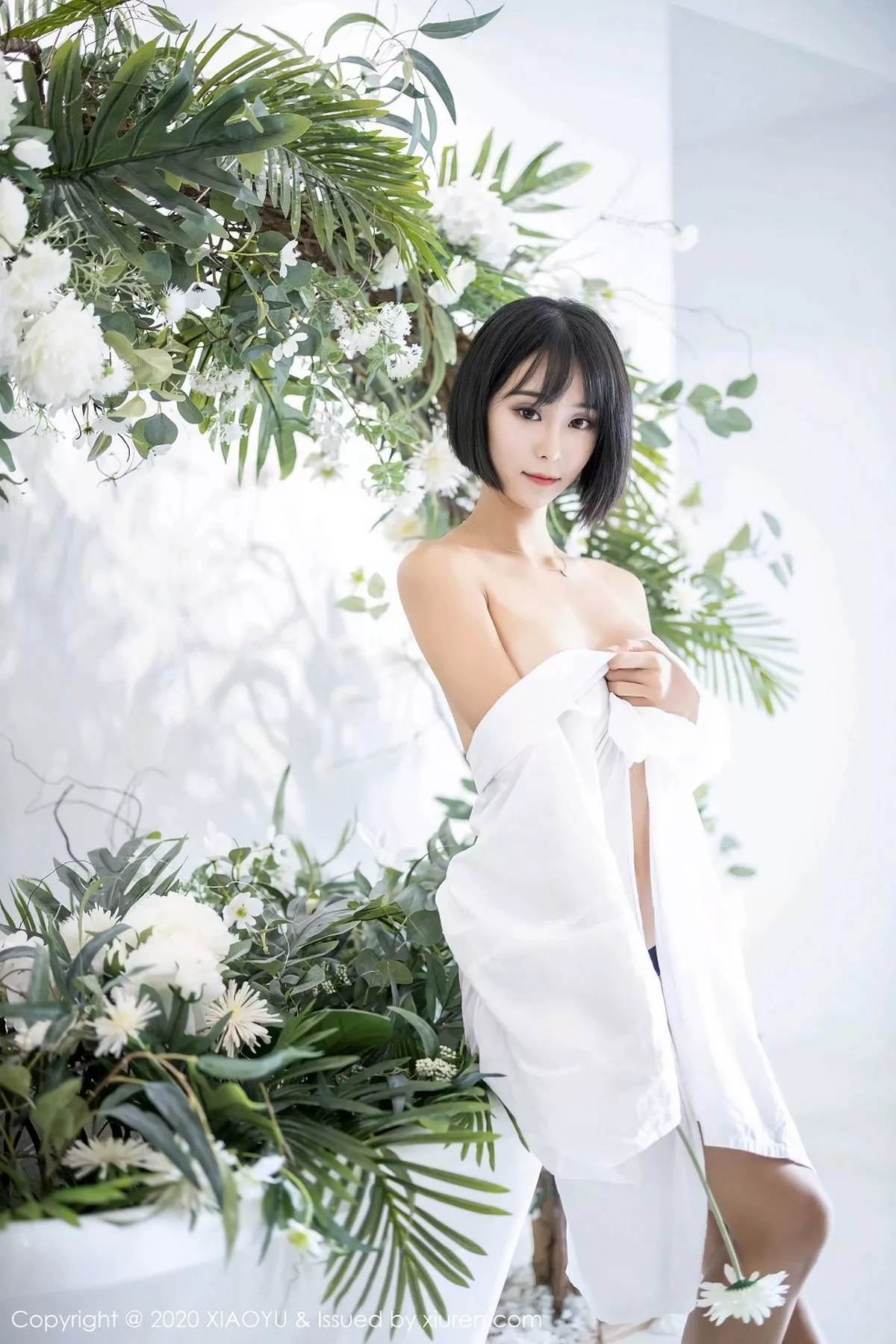 秀人集.com_[XiaoYu画语界]Vol.292_嫩模蓝夏Akasha私房西装制服下黑色内衣配吊带黑丝诱惑写真64P