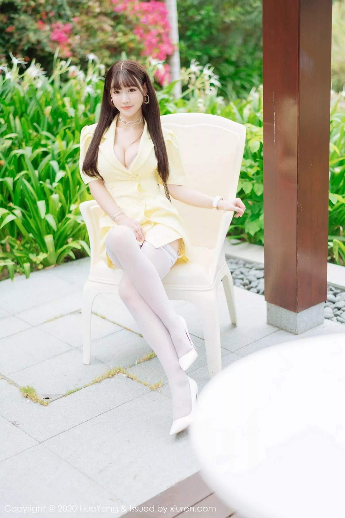 秀人集.com_[HuaYang花漾]Vol.261_女神朱可儿Flower三亚旅拍情趣内衣配蕾丝吊袜惹火诱惑写真53P