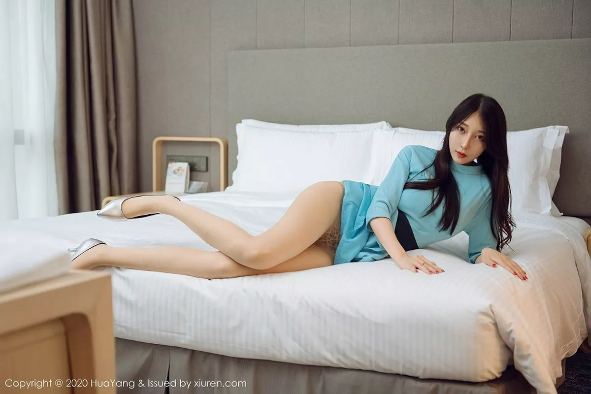秀人集.com_[HuaYang花漾]Vol.292_丽质模特玥儿玥er私房性感连身裙配肉丝裤袜豹纹内裤诱惑写真66P