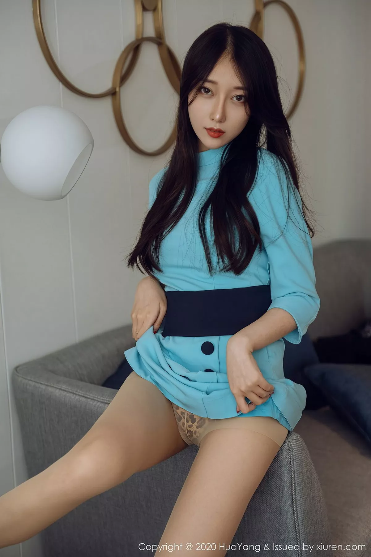 秀人集.com_[HuaYang花漾]Vol.292_丽质模特玥儿玥er私房性感连身裙配肉丝裤袜豹纹内裤诱惑写真66P