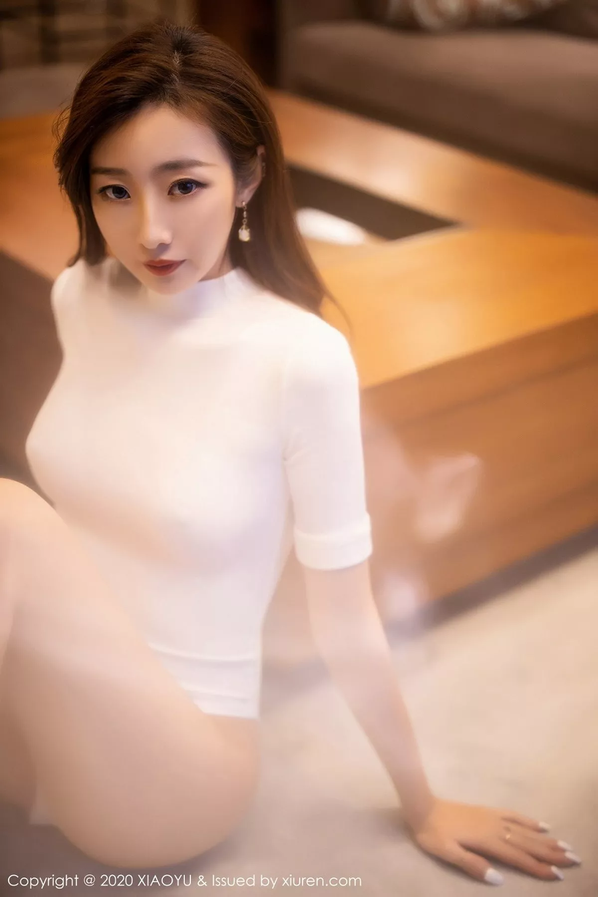 秀人集.com_[XiaoYu画语界]Vol.389_嫩模安琪Yee私房白色高叉连体衣配薄透丝袜秀美腿性感写真88P