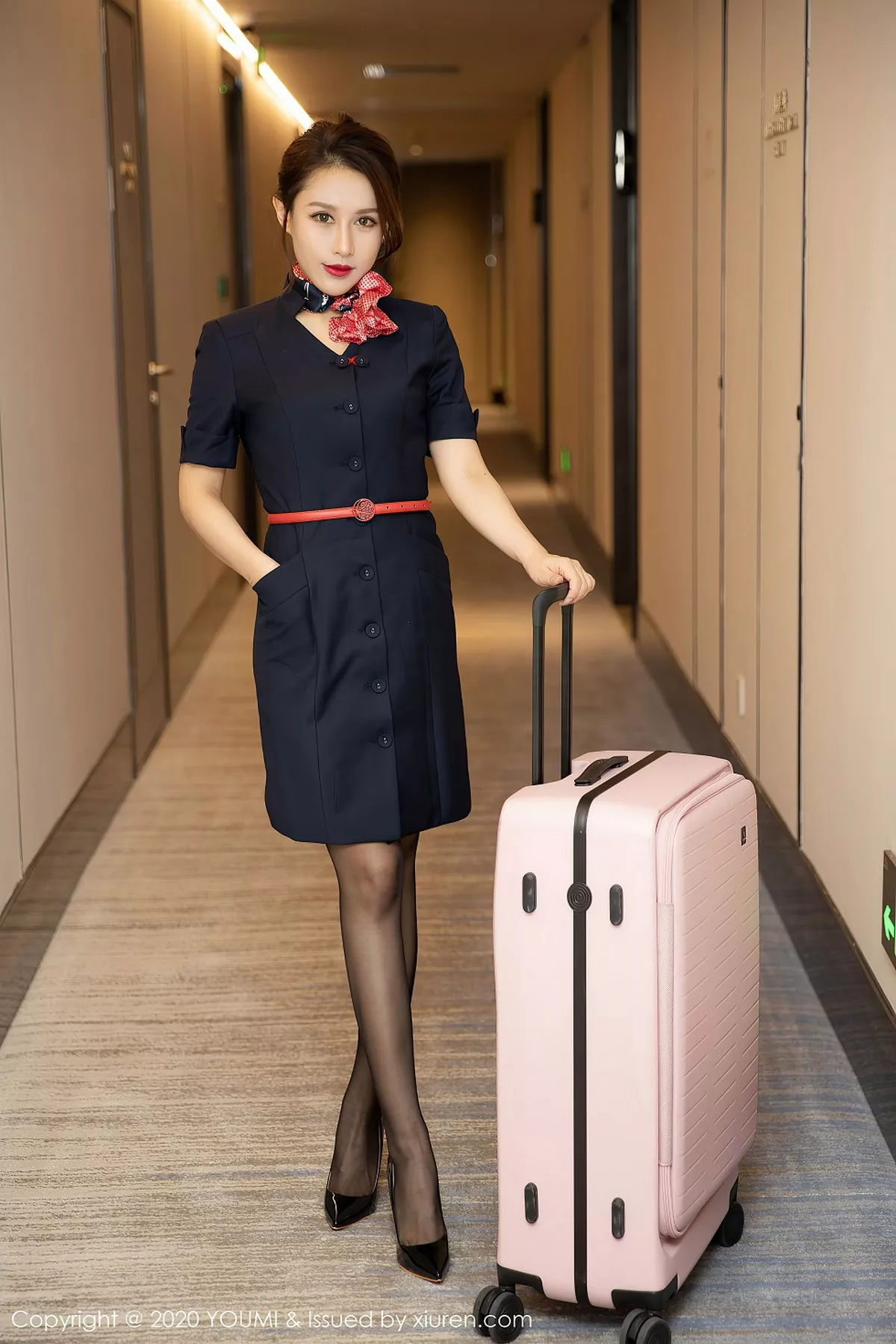 秀人集.com_[YouMi尤蜜荟]Vol.536_嫩模徐安安私房空乘制服配无内黑丝裤袜情趣捆绑诱惑写真56P