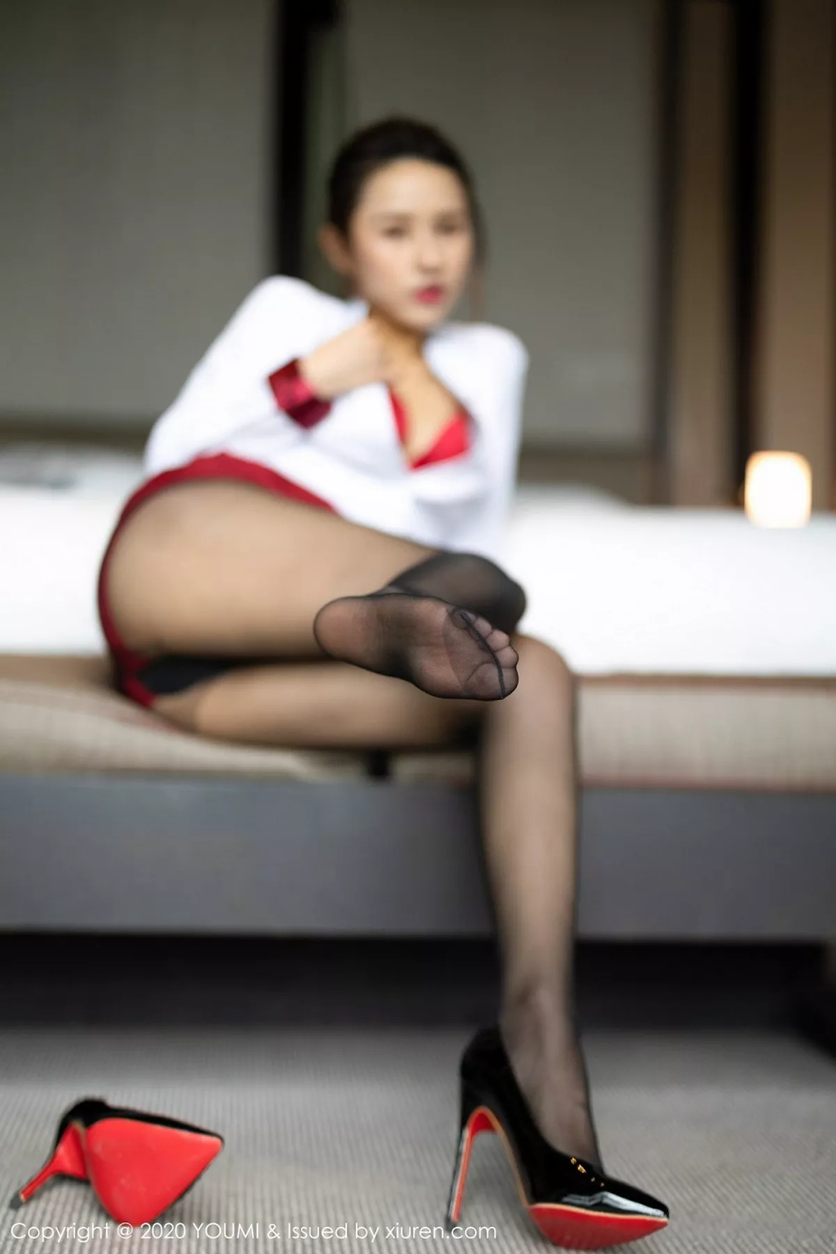 秀人集.com_[YouMi尤蜜荟]Vol.562_嫩模徐安安杭州旅拍私人管家剧情主题性感红色内衣完美诱惑写真86P
