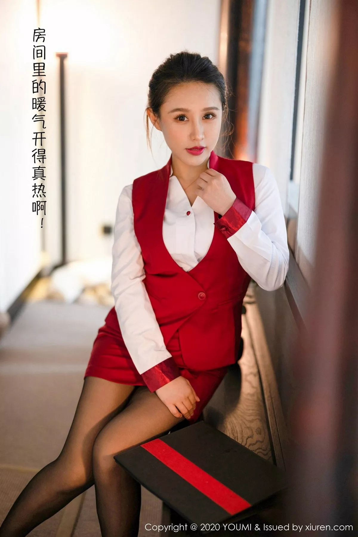 秀人集.com_[YouMi尤蜜荟]Vol.562_嫩模徐安安杭州旅拍私人管家剧情主题性感红色内衣完美诱惑写真86P