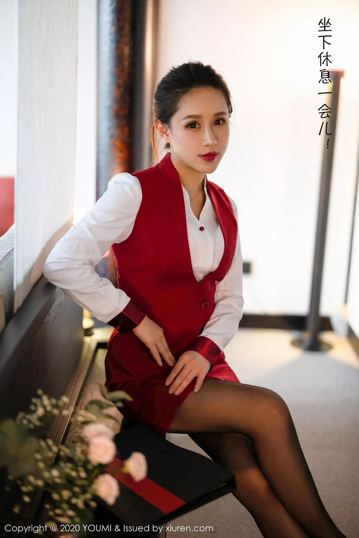 秀人集.com_[YouMi尤蜜荟]Vol.562_嫩模徐安安杭州旅拍私人管家剧情主题性感红色内衣完美诱惑写真86P