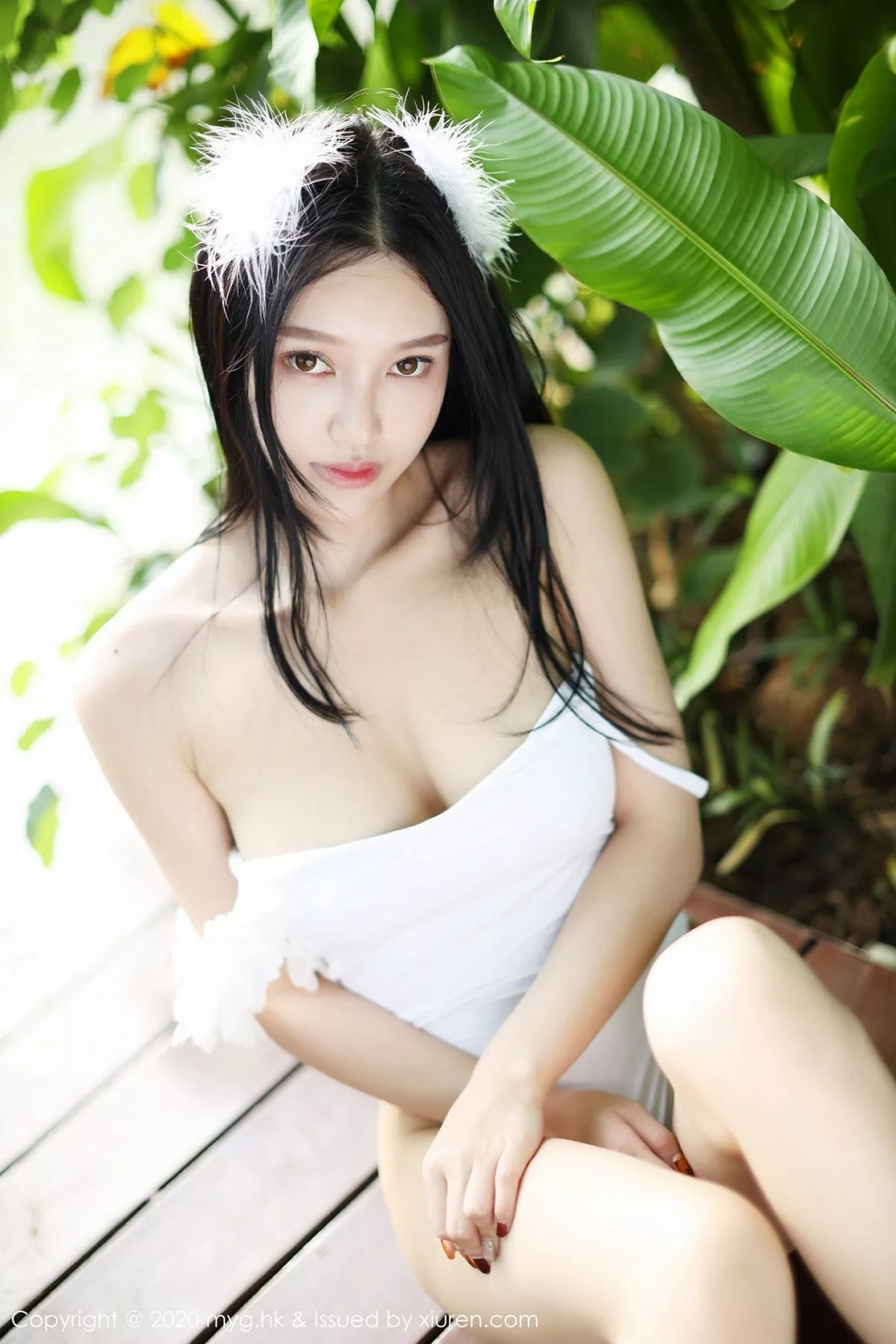 秀人集.com_[MyGirl美媛馆]Vol.463_女神唐琪儿户外白色连体泳衣秀白嫩肌肤傲人豪乳诱惑写真75P