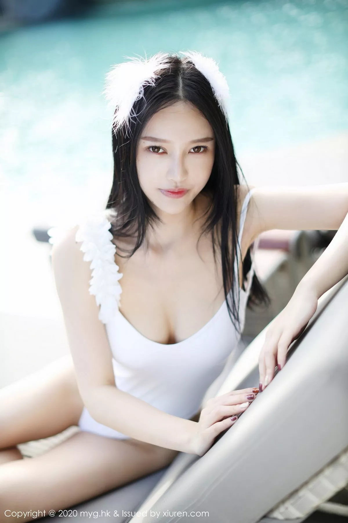 秀人集.com_[MyGirl美媛馆]Vol.463_女神唐琪儿户外白色连体泳衣秀白嫩肌肤傲人豪乳诱惑写真75P