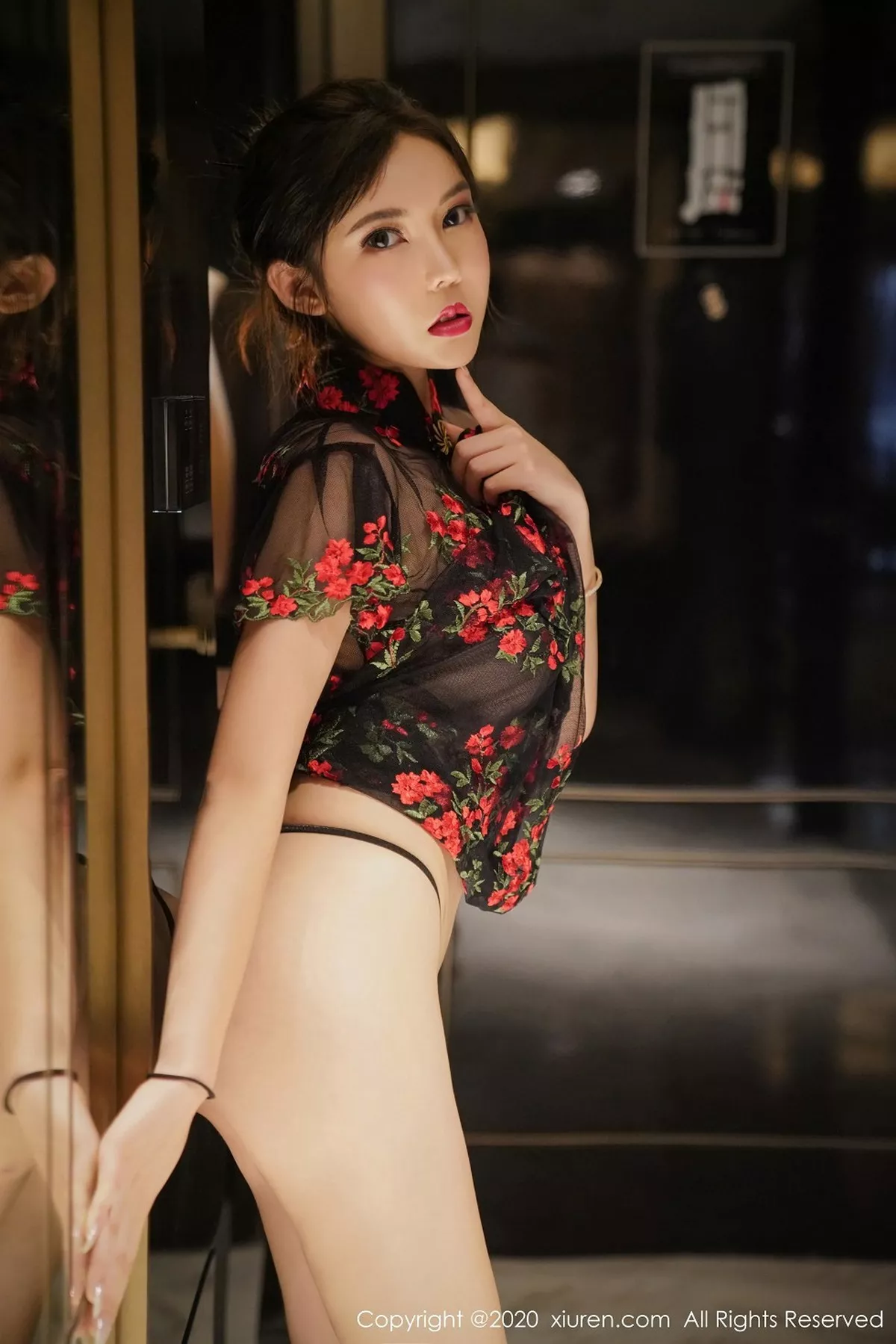 秀人集.com_[XiuRen秀人网]No.2849_嫩模萌汉药baby＆张雨萌韵味典雅旗袍主题撩人姿势惹火诱惑写真45P