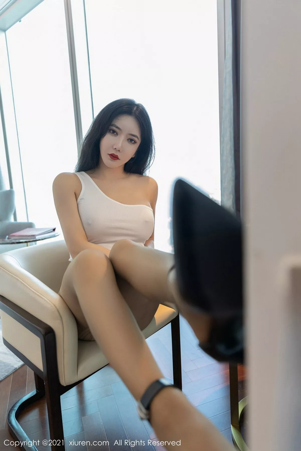 秀人集.com_[XiuRen秀人网]No.3074_女神心妍小公主私房脱超薄黑丝裤袜露豹纹内裤秀翘臀诱惑写真47P