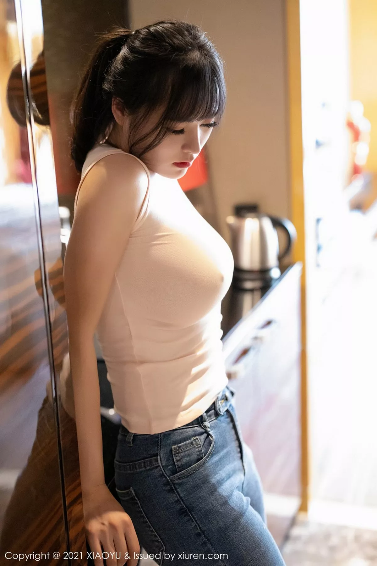 秀人集.com_[XiaoYu画语界]Vol.468_嫩模奈沐子私房薄透上衣真空无内激凸朦胧肉丝秀翘臀诱惑写真70P