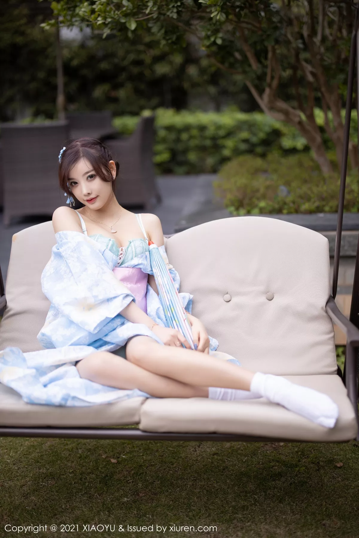 秀人集.com_[XiaoYu画语界]Vol.482_女神杨晨晨sugar厦门旅拍户外日式和服系列半脱撩人诱惑写真80P