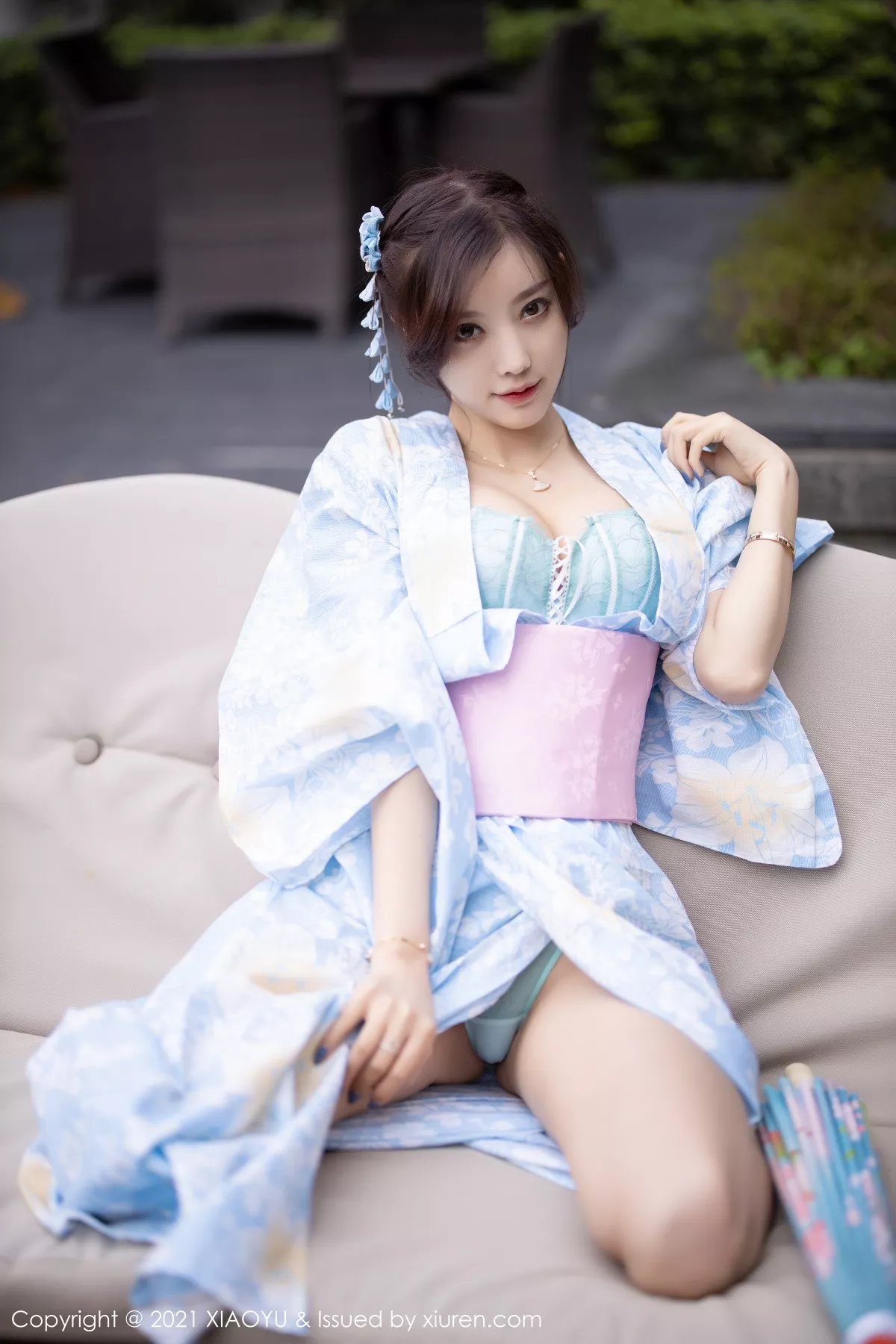 秀人集.com_[XiaoYu画语界]Vol.482_女神杨晨晨sugar厦门旅拍户外日式和服系列半脱撩人诱惑写真80P