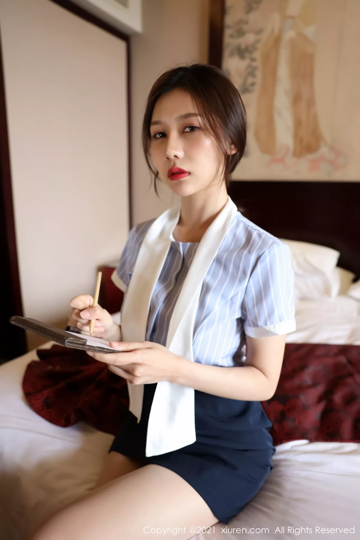 秀人集.com_[XiuRen秀人网]No.3179_嫩模尹甜甜职场秘书OL主题半脱露性感红色内衣丰满身材诱惑写真62P