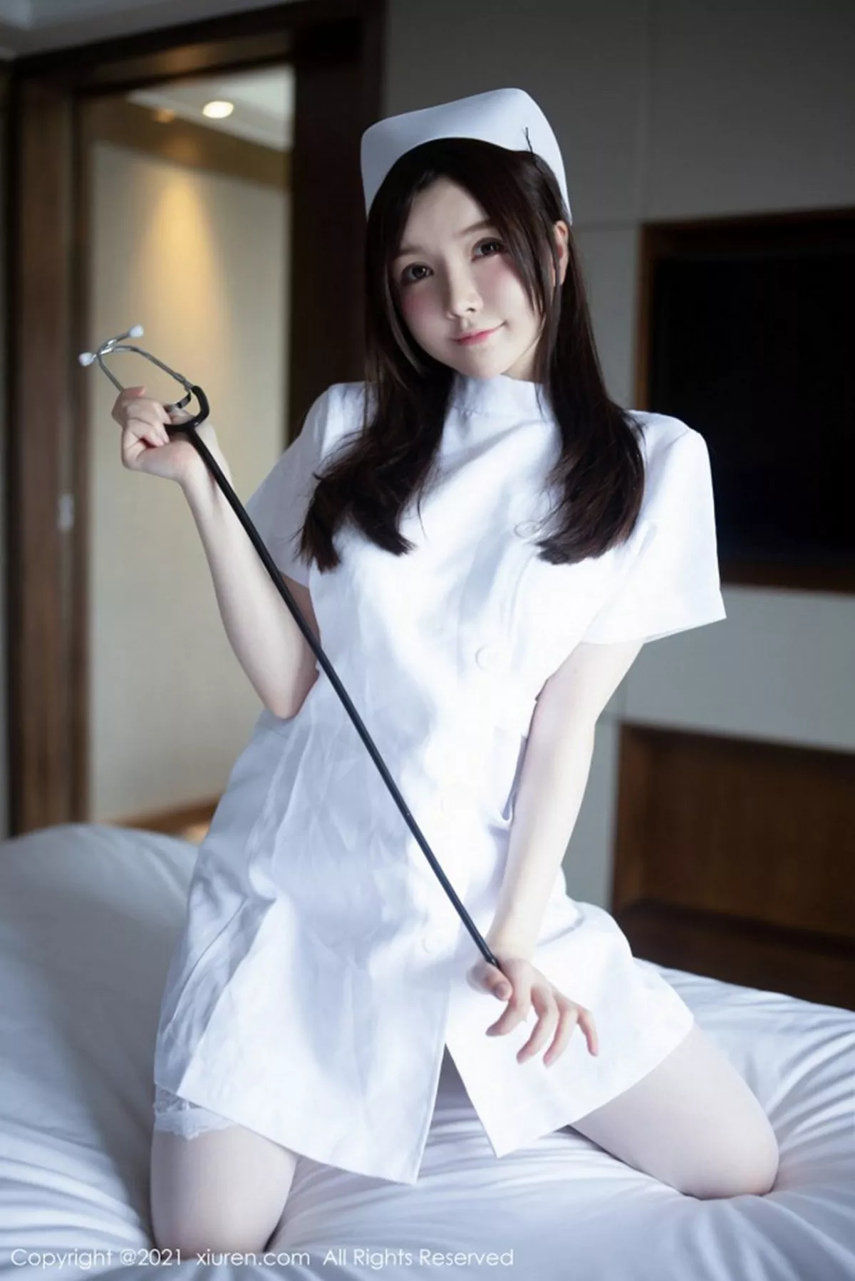 秀人集.com_[XiuRen秀人网]No.3114_女神糯美子Mini洁白护士制服主题私房蕾丝内衣秀豪乳翘臀诱惑写真54P