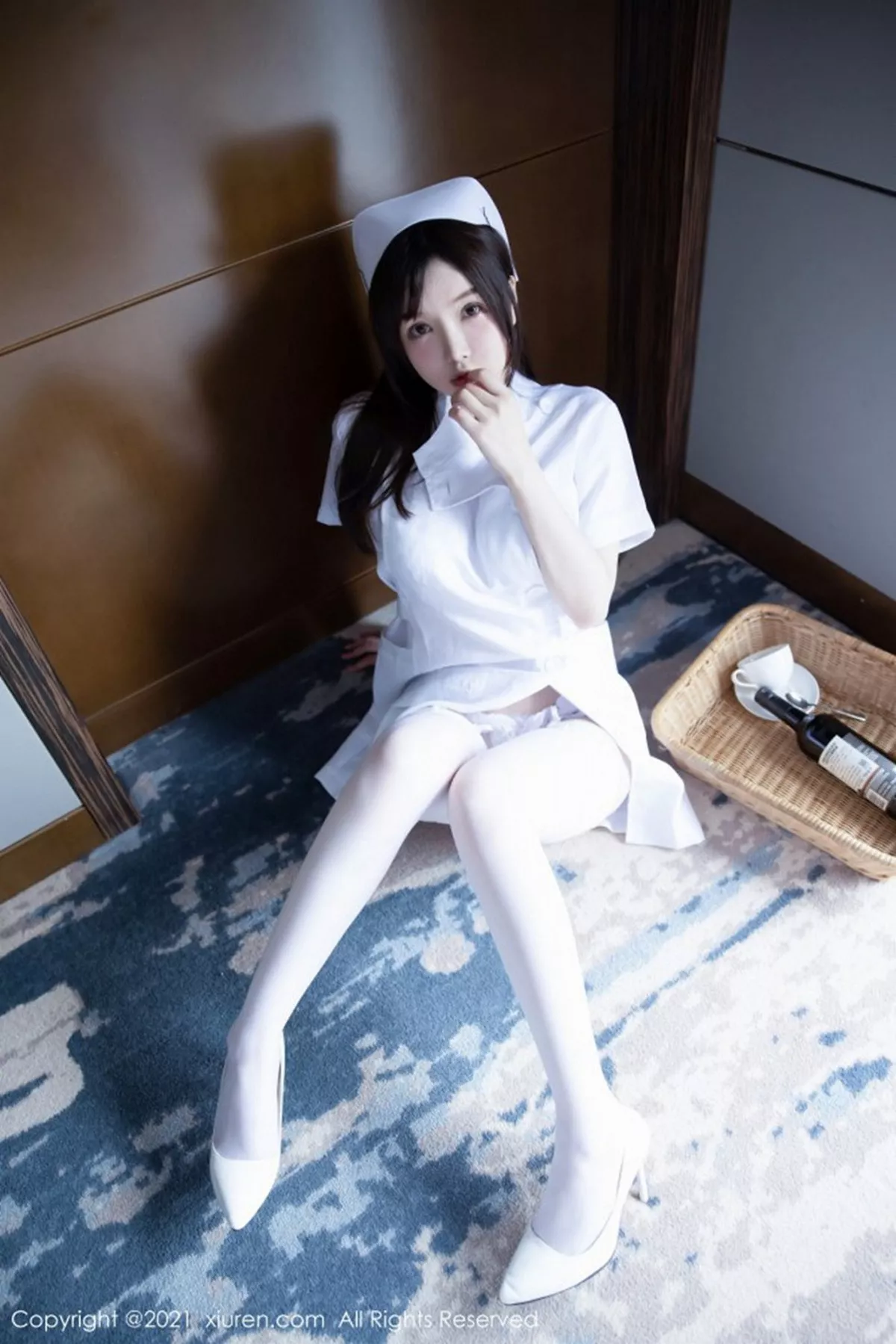 秀人集.com_[XiuRen秀人网]No.3114_女神糯美子Mini洁白护士制服主题私房蕾丝内衣秀豪乳翘臀诱惑写真54P